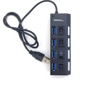 Acl Ahb-01 USB Hub 4xusb Usb.2.0 LED Desıgn USB Çoğaltıcı Switch