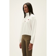 Bad Bear Sweatshirt Sweatshirt Scarlette Half Zip Off-White