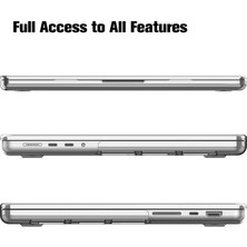 NovStrap Apple Macbook Pro 14 Inç 2021 M1 Pro/max A2442 Uyumlu Kılıf Sert Parlak Üst ve Alt Koruma Kapağı