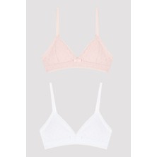Penti Çok Renkli Kız Çocuk My First Bra Kurdele Detaylı 2'Li Büstiyer