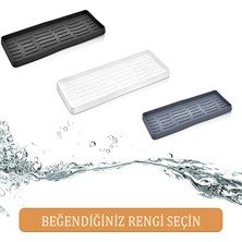 Ata Home Silikon Yağdanlık Yağlık Standı Altlık ,çok Amaçlı  Organizer Sunumluk ,sabunluk Altlığı , 26X10 cm