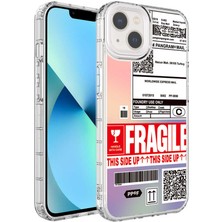 ZORE Apple iPhone 13 Kılıf Renkli Desenli Sert Silikon Zore Korn Kılıf