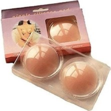 qosrix Silikon Şeffaf Jel Göğüs Ucu Gizleyen Kapatan Kapatıcı Ped Nipple Silicone 1 Çift