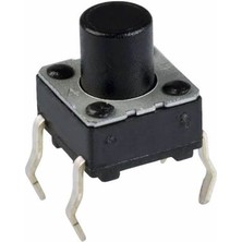 Wozlo Push Button Buton Tach Switch 6x6 12MM ( 4 Bacak ) - 10 Adet