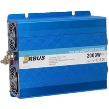 Mexxsun Orbus 2000 Watt 12V 220V Çevirici Tam  Inverter Invertör