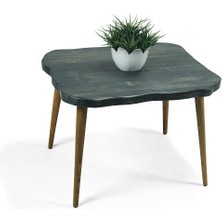 Entema Doğal Ağaç Masif Kütük Lata Orta Sehpa 65CM x 85CM Ağaç Ayak