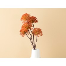 English Home Thorn Onion Tek Dal Yapay Çiçek Turuncu