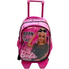 Frocx Barbie Girl Lisanslı Tekerlekli Çekçekli Okul Çantası