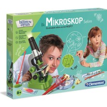 Clementoni 64963 Bilim ve Oyun - Ilk Mikroskop Setim /+8 Yaş
