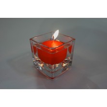 Lecarbee Candles 4'lü Set Kırmızı Küçük Boy Yüzen Mum