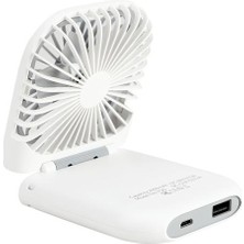 Xinh Taşınabilir Mini Fan USB Güç Bankası ile Şarj Edilebilir El Fan  (Yurt Dışından)