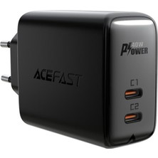 Acefast A9 40W Pd 3.0 Type-C Çift Portlu Hızlı Şarj Cihazı