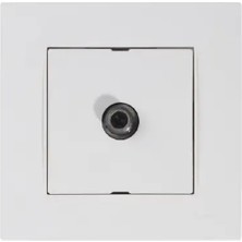 Mutlusan Candela Beyaz Geçişli Sat Prizi