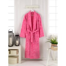 Philippus Kadın Asiya Kadife Jakarlı Şalyaka Bornoz