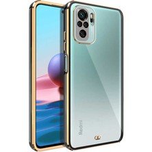 Apsuwa Xiaomi Redmi Note 10S Kılıf Voit Silikon Kamera Korumalı + Ekran Koruyucu Nano