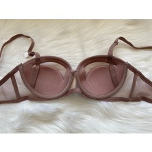F.K. Lingerie Kadın Vizon Desteksiz Sütyen