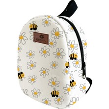 Koko Patik Renkli Daisy Baskılı Orta Boy Çanta 1 Adet Ölçü: 32 X 25 X 15 cm