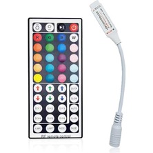 Tawitec Rgb Şerit LED Set – 5 Metre LED + Adaptör + Kontrol Cihazı + 44 Tuşlu Rf Kumanda – Iç Mekan – 3 Çipli – 12 V -  Hazır Tak Çalıştır
