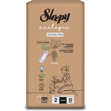 Sleepy Ecologic premium Plus Günlük Ped Uzun 32 Adet Ped