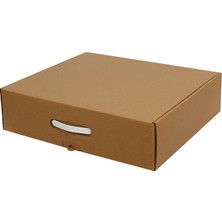 Kolici 43x37x11 Cm Kulplu Kutu Kraft 5'li