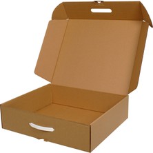 Kolici 43x37x11 Cm Kulplu Kutu Kraft 5'li