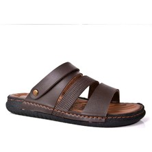 Moda Ayakkabı 6520 Kahve Günlük Erkek Telik