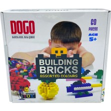 Hamaha Eğitici Ahşap Oyuncak Dogo Building Bricks Setyapı Tuğla Seti 60 Parça