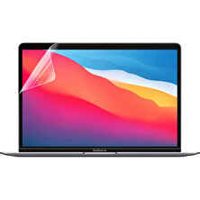 Novstrap Apple MacBook Air 13 Inç 2021 M1 Çip A2337 Uyumlu Mat Frosted Kılıf + Klavye Kılıfı + Film