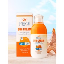 Misyul Güneş Kremi Spf 50 + Leke Karşıtı Hyaluronic Acid Nemlendirici Yüz ve Vücut 100 ml