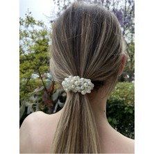 Pearly Handmade İnci-Kristal Lastik Toka