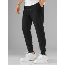 DAXİS Sportwear Company Erkek Siyah Eşofman 4XL %100 Yerli Üretim Konforlu Tasarım