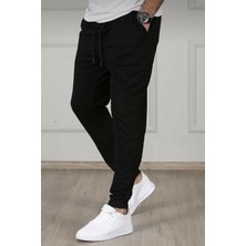 DAXİS Sportwear Company  Blackjackgiyim Erkek Siyah Slim Fit Jogger Eşofman Altı