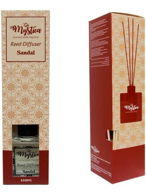 Mystica Oda Kokusu Bambu Çubuklu Oda Kokuları 100 ml Sandal Ağacı