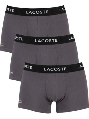 Lacoste Erkek 3 Lü Boxer 5H7686-XB4