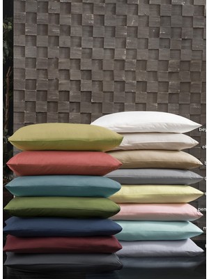 Sarev 100 x 200 cm Tek Kişilik Hardal Fitted Çarşaf Seti