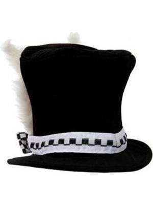 Xinhang Cosplay Şapka Sevimli Paskalya Günü Tavşan Top Şapka Alice Wonderland Bunny Bowler Erkek Kadın Cadılar Bayramı Kostüm Komik Topper Karnaval Kulakları | Tatil Kostümleri