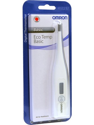 Omron Eco Temp Basic Dijital Ateş Ölçer Koltuk Altı ve Ağızdan Ölçüm Modeli ile Hassas Ölçüm
