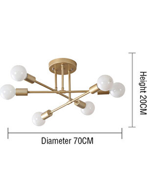 Xinh 70 cm Tavan Işık Yaratıcı Aydınlatma Tavan Avize Sıcak ve Romantik (Yurt Dışından)