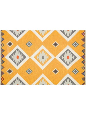 Rugs Modern Rustik 4023 Yellow Iskandinav ve Modern Kilim