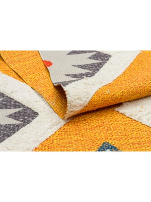 Rugs Modern Rustik 4023 Yellow Iskandinav ve Modern Kilim