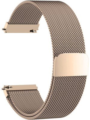 Markacase Huawei Watch Gt Için Mıknatıslı Milanese Kordon Vintage Gold