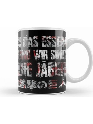 Humuts Shingeki No Kyojin Attack On Titan Kupa Bardak Porselen