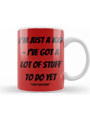 Humuts Clint Eastwood Quotes Gift   Vintage Retro Rainbow Style Kupa Bardak Porselen