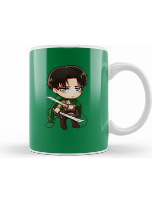 Humuts Levi Attack On Titan Kupa Bardak Porselen