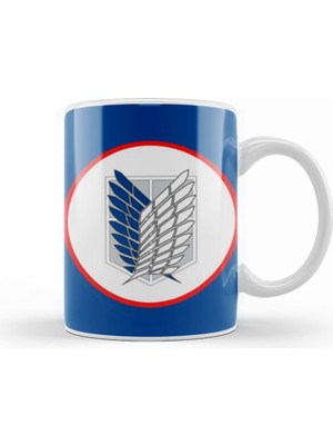 Humuts Attack On Titan Kupa Bardak Porselen