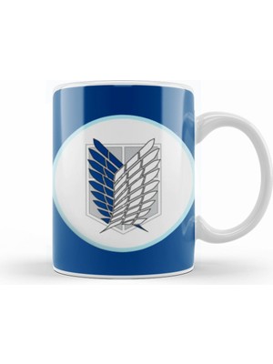 Humuts Attack On Titan Kupa Bardak Porselen