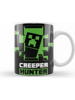 Humuts Creeper Hunter Gaming Minecraft Kupa Bardak Porselen