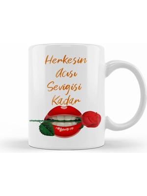 Humuts Sevgiliye Aşk Sevgi Komik 01 Kupa Bardak Porselen