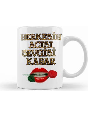 Humuts Sevgiliye Aşk Sevgi Komik Kupa Bardak Porselen