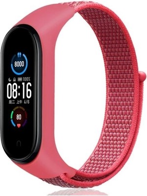 MobaxAksesuar Xiaomi Mi Band 7 (Band 6 ve 5 Uyumlu) Kordon Hasır Kordon